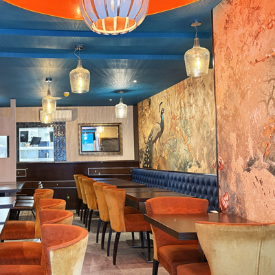 Map showing location of Tindli Indian Restaurant in central Croydon near East Croydon station