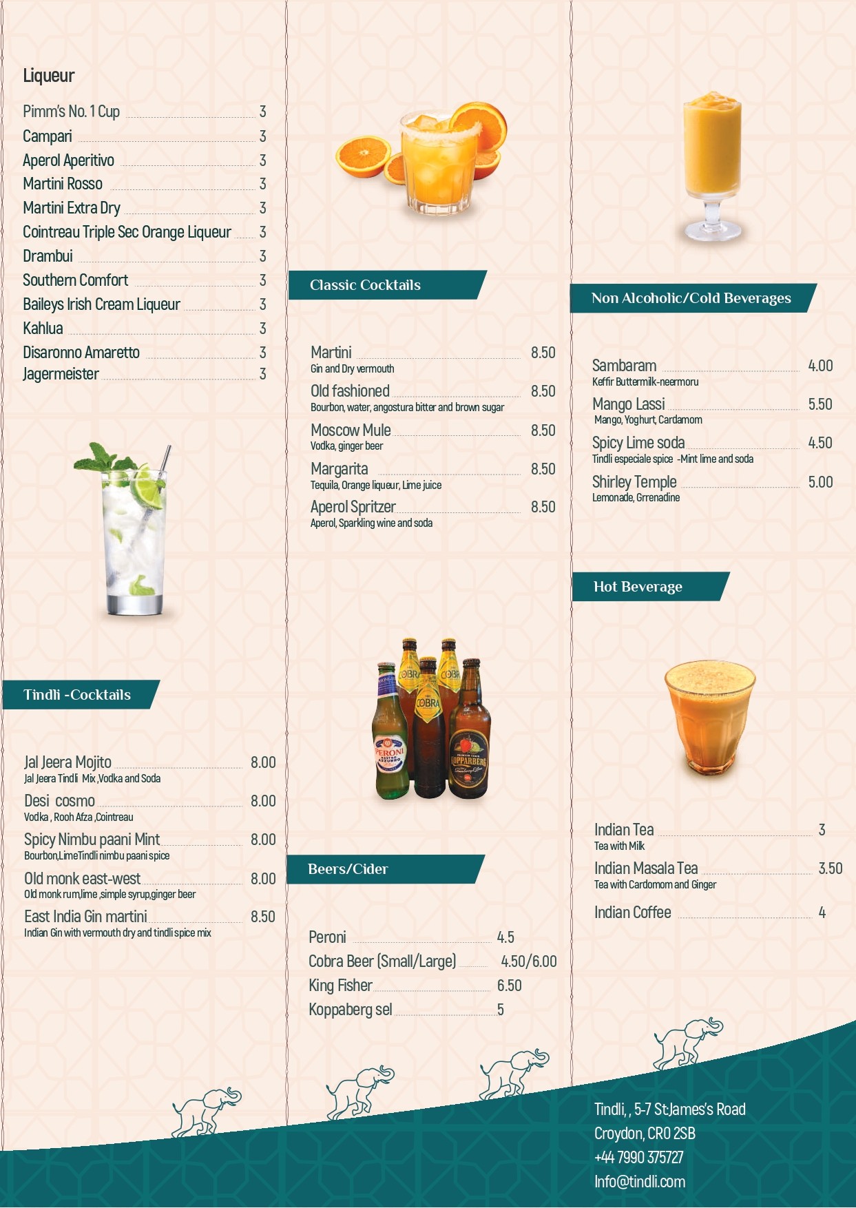 Popular Indian drinks in Croydon